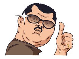 Ike! Inachu Takkyu-bu sticker #7680