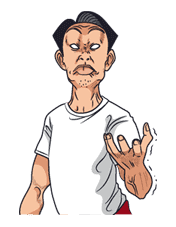 Ike! Inachu Takkyu-bu sticker #7686