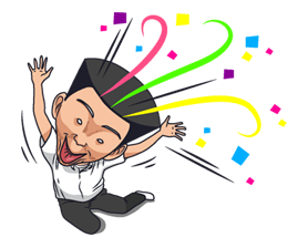 Ike! Inachu Takkyu-bu sticker #7700