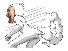 Ike! Inachu Takkyu-bu sticker #7703