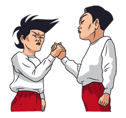 Ike! Inachu Takkyu-bu sticker #7705