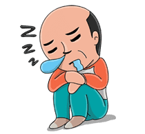 Mr. Baldy sticker #1632