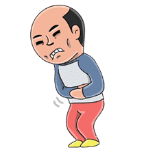 Mr. Baldy sticker #1633