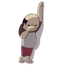 Mr. Baldy sticker #1644