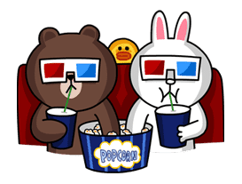 Brown & Cony's Secret Date! sticker #4003