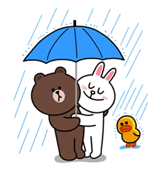 Brown & Cony's Secret Date! sticker #4005