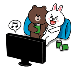 Brown & Cony's Secret Date! sticker #4006