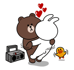Brown & Cony's Secret Date! sticker #4009