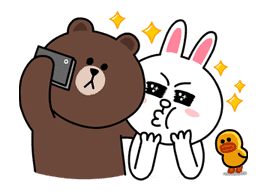 Brown & Cony's Secret Date! sticker #4011