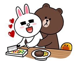 Brown & Cony's Secret Date! sticker #4013