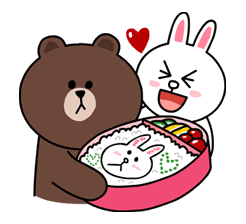 Brown & Cony's Secret Date! sticker #4014