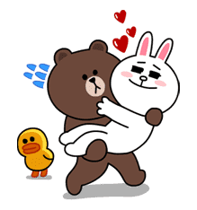 Brown & Cony's Secret Date! sticker #4015