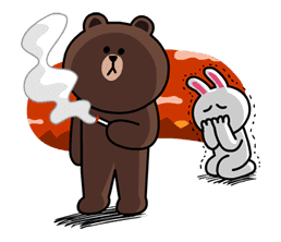 Brown & Cony's Secret Date! sticker #4016