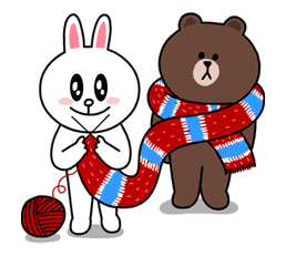 Brown & Cony's Secret Date! sticker #4018