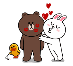 Brown & Cony's Secret Date! sticker #4020