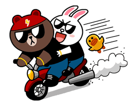 Brown & Cony's Secret Date! sticker #4021