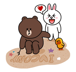 Brown & Cony's Secret Date! sticker #4026