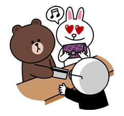 Brown & Cony's Secret Date! sticker #4034
