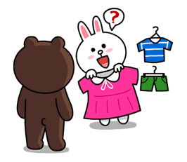 Brown & Cony's Secret Date! sticker #4035