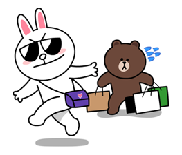 Brown & Cony's Secret Date! sticker #4036