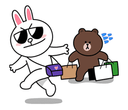 Brown & Cony's Secret Date! sticker #4036