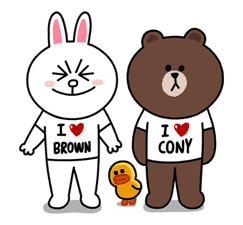 Brown & Cony's Secret Date! sticker #4037