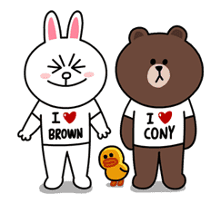 Brown & Cony's Secret Date! sticker #4037