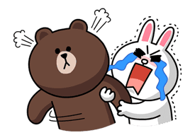Brown & Cony's Secret Date! sticker #4040