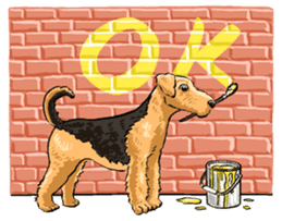 P.S. I Love Dogs sticker #53123