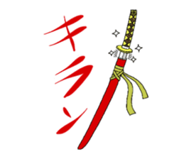 Japanese samurai sticker #53292