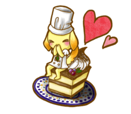 Pastry chef sticker #53651