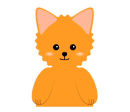 Pomeranian dog "Pomerin" sticker #53678