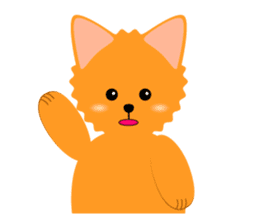Pomeranian dog "Pomerin" sticker #53679