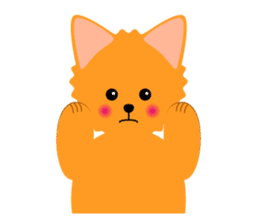 Pomeranian dog "Pomerin" sticker #53680