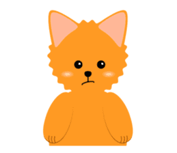 Pomeranian dog "Pomerin" sticker #53681