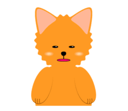 Pomeranian dog "Pomerin" sticker #53682