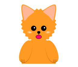 Pomeranian dog "Pomerin" sticker #53685