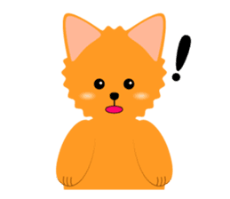 Pomeranian dog "Pomerin" sticker #53686
