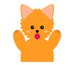 Pomeranian dog "Pomerin" sticker #53688
