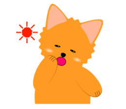 Pomeranian dog "Pomerin" sticker #53705