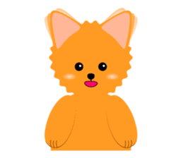 Pomeranian dog "Pomerin" sticker #53712