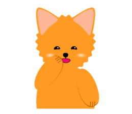 Pomeranian dog "Pomerin" sticker #53714
