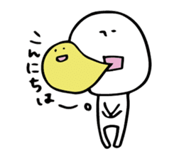 Shiroi-Hito & Chikubi-neko sticker #54336