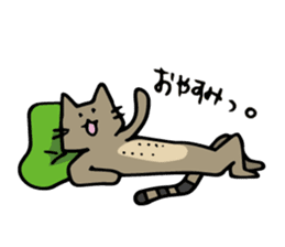 Shiroi-Hito & Chikubi-neko sticker #54357