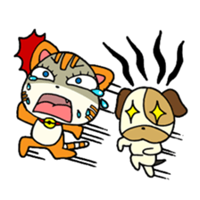 Cat and Dog sticker #54361