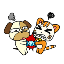 Cat and Dog sticker #54391
