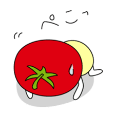The girl of Tomato sticker #54555