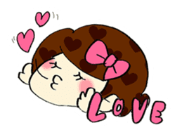 Ribbon-chan! Full stamp (sticker style) sticker #54895