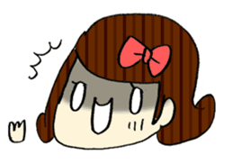 Ribbon-chan! Full stamp (sticker style) sticker #54897