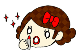 Ribbon-chan! Full stamp (sticker style) sticker #54900